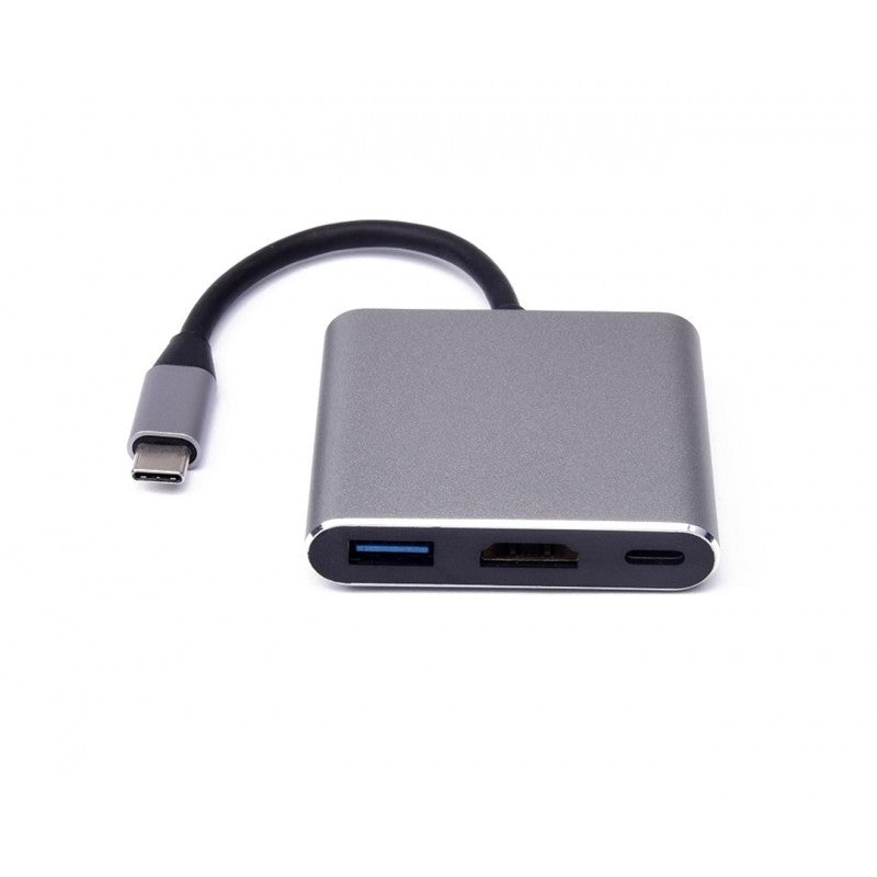 UCB-C / Type-C Male To PD + HDMI + USB 3.0 Female 3 In 1 Converter UCB-C / Type-C Male To PD + HDMI + USB 3.0 Female 3 In 1 Converter